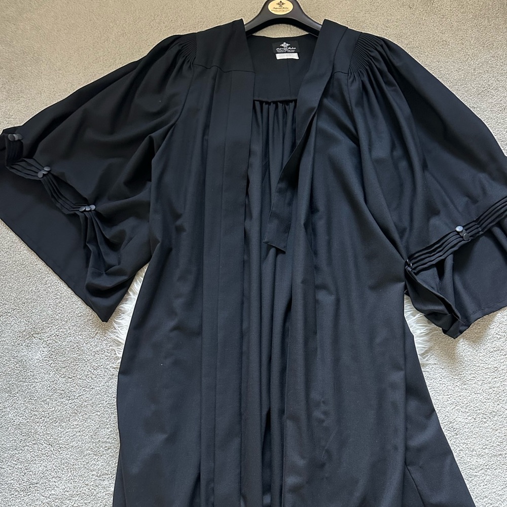 Black Formal Lawyers Robe  - Imperial Robes